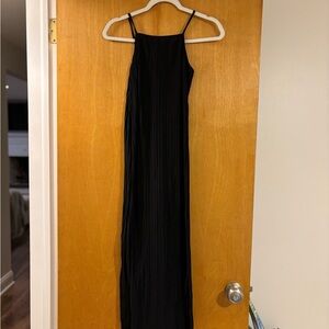 a new day Black Pleated Maxi Dress